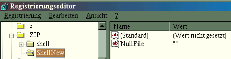 Registry ShellNew
