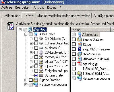 Sicherungsprogramm