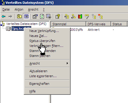 Verteiltes Dateisystem DFS