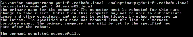 netdom Eingabeaufforderung
