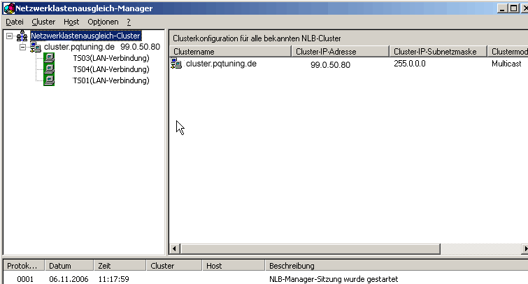 Netzwerklastenausgleich-Manager