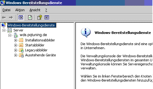Windows - Bereitstellungsdienst