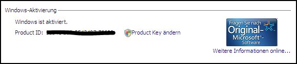 Windows Aktivierung