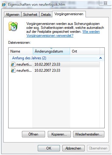 Schattenkopien