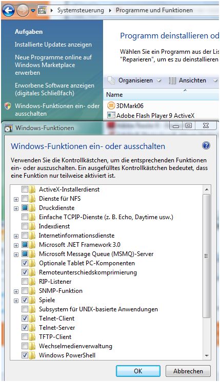 Zusätzliche Funktionen 
