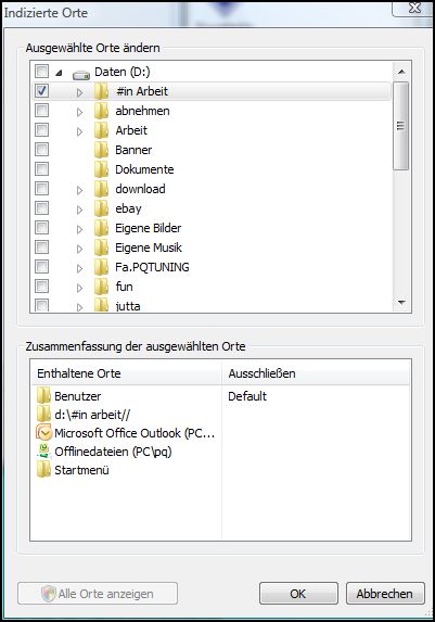 Indizierung