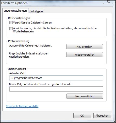 Erweiterte Optionen