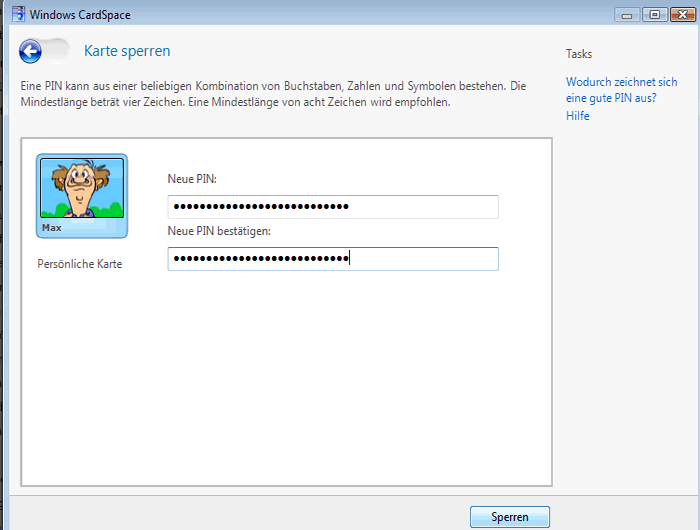 Windows Card Space2