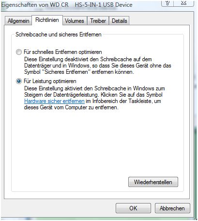 HDD für Leistung optimieren