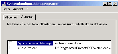 Systemkonfigurationsprogramm