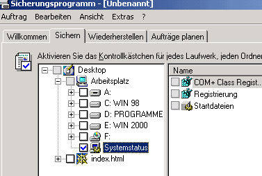 Sicherungsprogramm