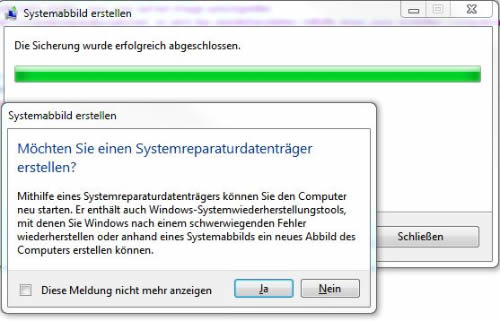 Systemabbild erstellen