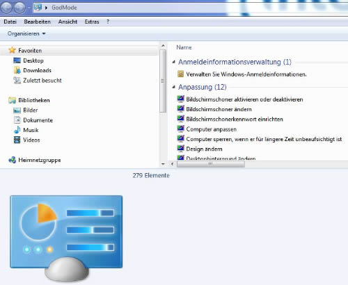 Windows 7 GodMode