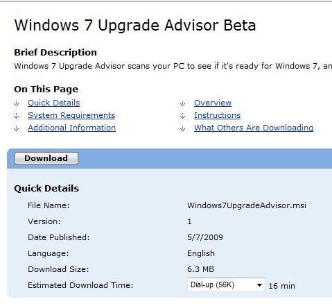 Windows 7 Upgrade