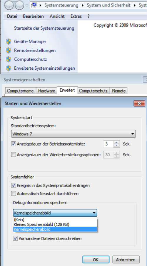 debuginformationen