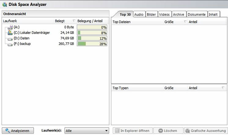 Twin 7 - Disk Space Analyzer