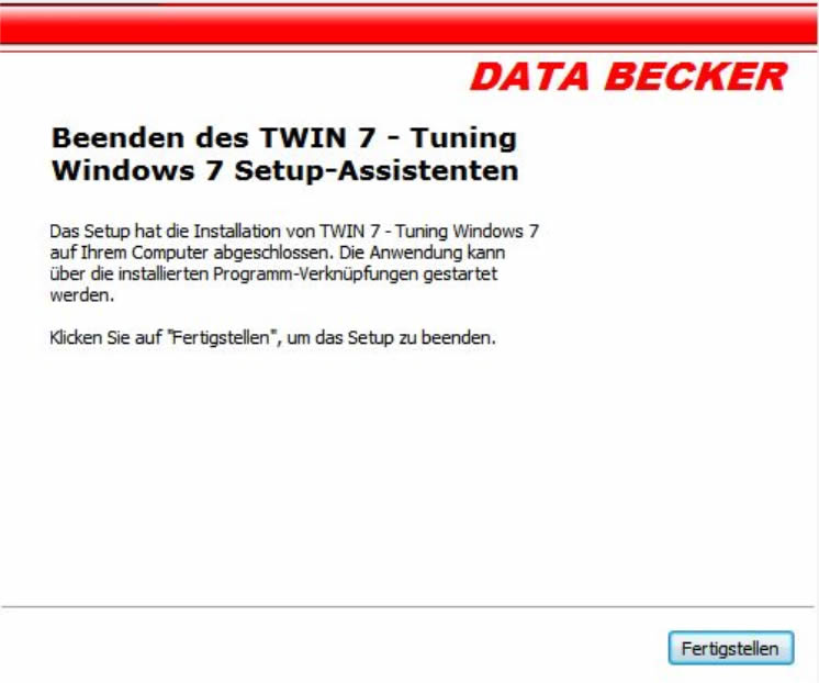 Twin 7 Install Beendet