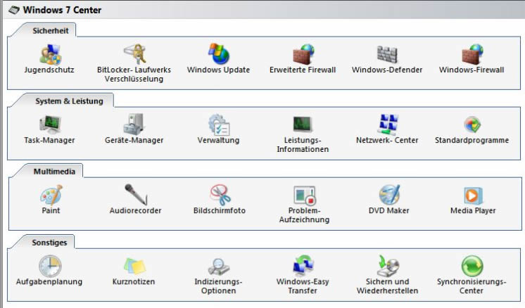 Twin 7 - Windows 7 Center