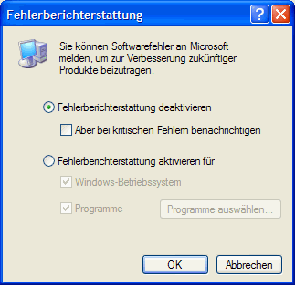 Fehlerbericht