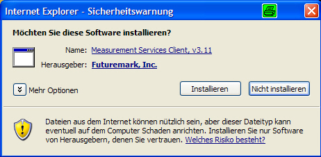 Sicherheitswarnung