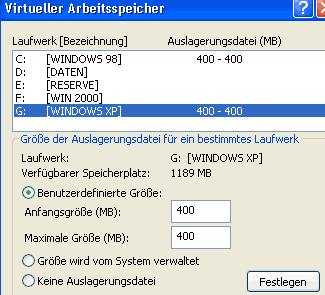 Virtueller Arbeitsspeicher