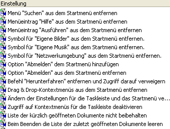 Gruppenrichtlinie-Einstellungen