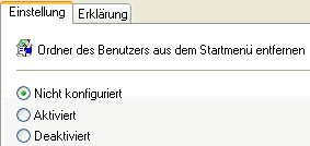 Gruppenrichtlinie-Einstellung