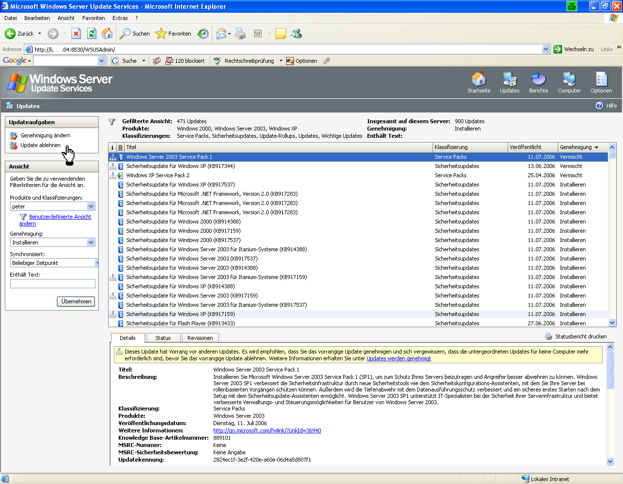 WSUS Update